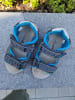 Lurchi Leder-Sandalen "Janosch" in Grau/ Türkis