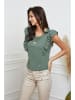 Nice & Rock Bluse "Jazz" in Khaki