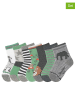 Sterntaler 7er Set: Socken in Grün/ Grau