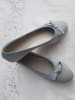 Marco Tozzi Leder-Ballerinas in Hellblau