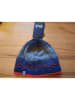Jack Wolfskin Beanie "Colorfloat" in Anthrazit/ Rot/ Blau
