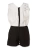 Little Bubble Jumpsuit in Schwarz/ Creme