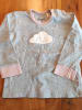 lamino Longsleeve in Grau meliert