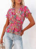 Milan Kiss Bluse in Pink/ Bunt