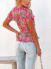 Milan Kiss Bluse in Pink/ Bunt