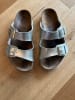 Birkenstock Pantoletten "Arizona" in Gold - Weite N