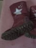 Ciao Leder-Stiefel in Dunkelrot