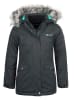 Trollkids Parka "Oslo XT" in Anthrazit/ Mint