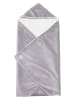 Kaiser Naturfellprodukte Einschlagdecke "Winter Wrap" in Grau - (L)85 x (B)85 cm