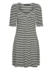 Vero Moda Kleid "Gabi" in Grau/ Weiß