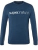 super.natural Merino Sweatshirt in dunkelblau