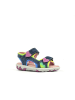 Richter Shoes Sandalen in Dunkelblau/ Bunt
