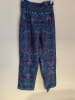Aller Simplement Hose in Lila/ Blau