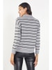 Milan Kiss Pullover in Schwarz/ Grau