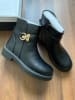 Foreverfolie Boots in Schwarz