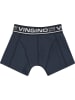 Vingino 2er-Set: Boxershorts in Grün/ Dunkelblau