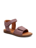 bisgaard Leder-Sandalen "Andrea" in Lila