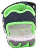 superfit Leder-Sandalen "Mike 3.0" in Dunkelblau/ Grün