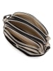 Anna Morellini Leder-Umhängetasche "Desideria" in Beige - (B)22 x (H)15 x (T)9 cm