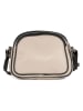 Anna Morellini Leder-Umhängetasche "Desideria" in Beige - (B)22 x (H)15 x (T)9 cm