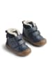 Wheat Leder-Winterboots in Dunkelblau