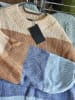 numinou Pullover in Blau/ Braun/ Beige