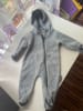 Playshoes Fleece-Overall in Grau