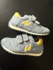 Naturino Leder-Sneakers "Sammy 2" in Hellblau/ Gelb