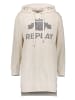 Replay Sweatkleid in Creme