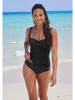LASCANA Tankini-Oberteil in Schwarz