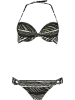 Bruno Banani Bikini in Khaki/ Schwarz