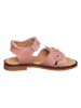 POM POM Leder-Sandalen in Rosa