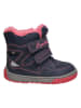 Lurchi Leder-Winterboots "Jaufen" in Dunkelblau/ Pink