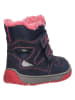 Lurchi Leder-Winterboots "Jaufen" in Dunkelblau/ Pink