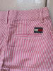 Tommy Hilfiger Hose in Rosa / Weiss gestreift 