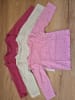 COOL CLUB 3er-Set: Longsleeves in Rosa/ Lila/ Creme