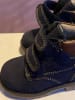 Richter Shoes Leder-Boots in Dunkelblau