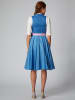 LENI VON CS Dirndl "Maya" in Blau/ Rosa