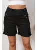 Plus Size Company Leinen-Shorts "Shelly" in Schwarz