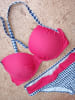 Coconut Sunwear Bikini in Rot/ Blau