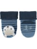 Sterntaler Baby-Rasselsocken "Wolf" in Blau