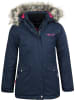 Trollkids Parka "Oslo XT" in Dunkelblau/ Pink