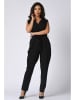 Plus Size Company Jumpsuit "Masha" in Schwarz