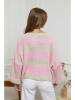 Plume Pullover "Myriam" in Rosé/ Creme