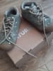 Naturino Leder-Sneakers "Cocoon" in Mint/ Gold