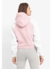 Bench Hoodie "Dazie" in Rosa/ Weiß