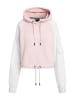 Bench Hoodie "Dazie" in Rosa/ Weiß