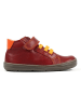 Richter Shoes Leder-Barfußschuhe "Dash" in Rot