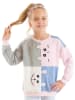Denokids Sweatshirt "Kitty & Teddy" in Rosa