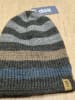 Döll Beanie in Grau/ Beige/ Blau